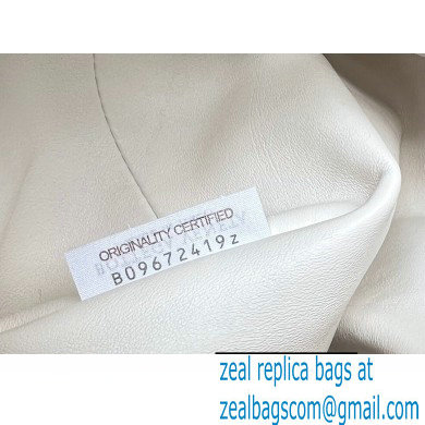 Bottega Veneta mini leather double knot top handle bag White - Click Image to Close
