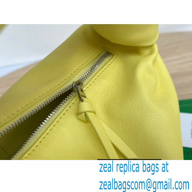 Bottega Veneta mini leather double knot top handle bag Yellow - Click Image to Close