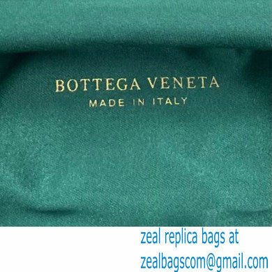 Bottega Veneta mini pouch rhinestone-embellished satin clutch bag with strap Green