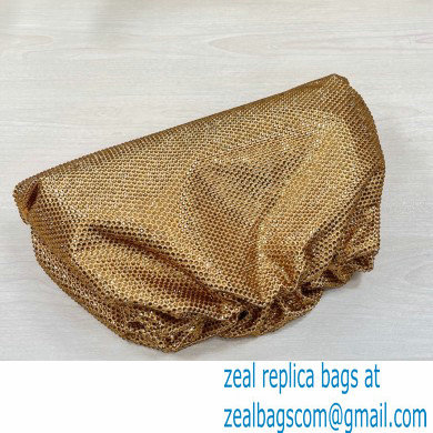 Bottega Veneta pouch rhinestone-embellished satin clutch bag Gold