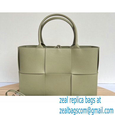 Bottega Veneta small intreccio leather arco tote bag 02