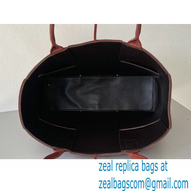 Bottega Veneta small intreccio leather arco tote bag 03