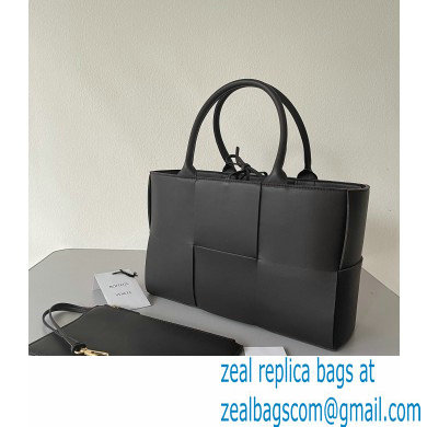 Bottega Veneta small intreccio leather arco tote bag 17