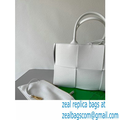 Bottega Veneta small intreccio leather arco tote bag 20