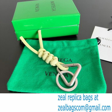 Bottega Veneta triangle leather key ring 05