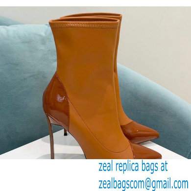 Casadei Heel 12cm Blade Leather ankle boots Patent Rodeo 2022