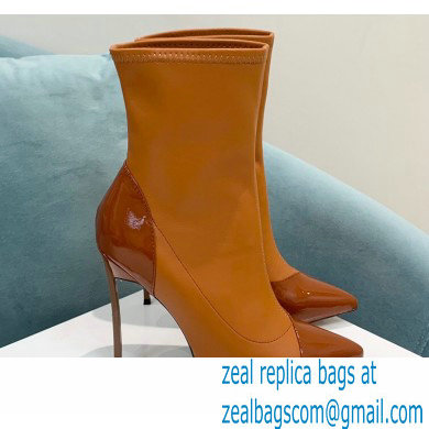 Casadei Heel 12cm Blade Leather ankle boots Patent Rodeo 2022 - Click Image to Close