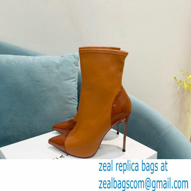 Casadei Heel 12cm Blade Leather ankle boots Patent Rodeo 2022