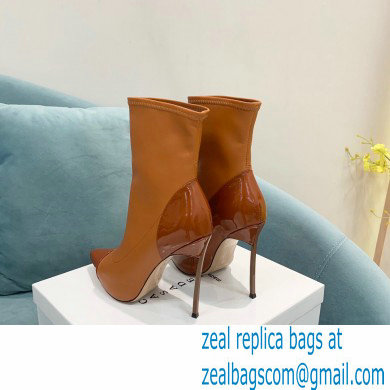 Casadei Heel 12cm Blade Leather ankle boots Patent Rodeo 2022