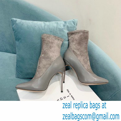 Casadei Heel 12cm Blade Leather ankle boots Suede Gray 2022 - Click Image to Close