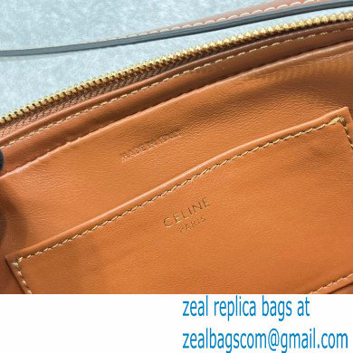 Celine MINI CAMERA SHOULDER BAG CUIR TRIOMPHE in smooth calfskin 60251 Brown - Click Image to Close