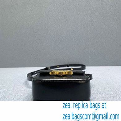 Celine MINI TRIOMPHE Bag in shiny calfskin 60387 Black