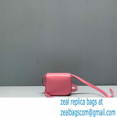 Celine MINI TRIOMPHE Bag in shiny calfskin 60387 Pink