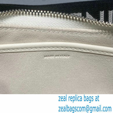 Celine Medium Ava Bag with Celine strap in Smooth Calfskin 60054 White - Click Image to Close