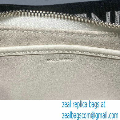 Celine Medium Ava Bag with Celine strap in Smooth Calfskin 60054 White