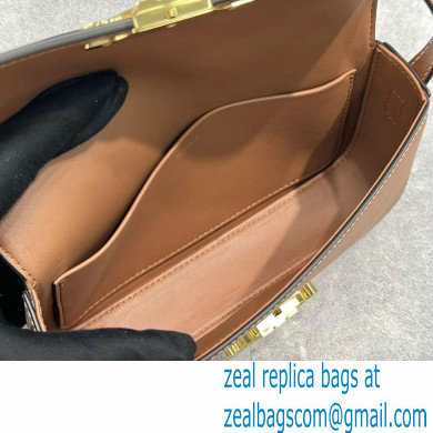 Celine Shoulder Bag Triomphe in shiny calfskin 60373 Brown
