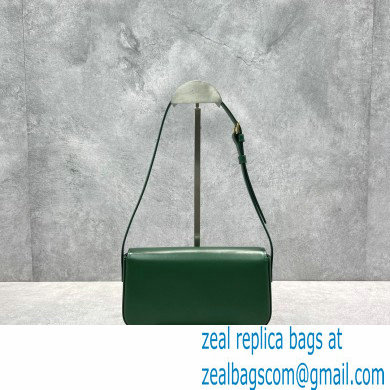 Celine Shoulder Bag Triomphe in shiny calfskin 60373 Green - Click Image to Close