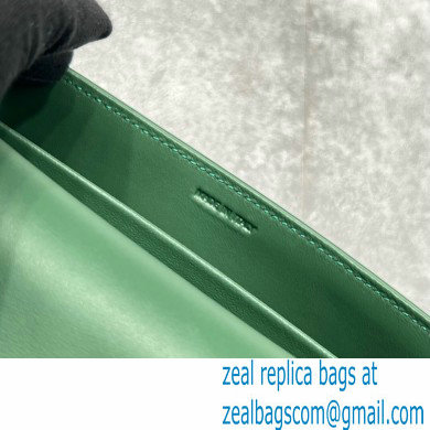 Celine Shoulder Bag Triomphe in shiny calfskin 60373 Green