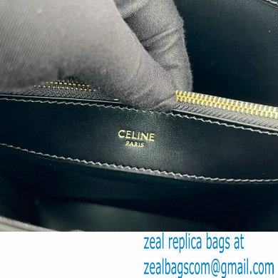 Celine bucket triomphe Bag in calfskin 60298 Black - Click Image to Close
