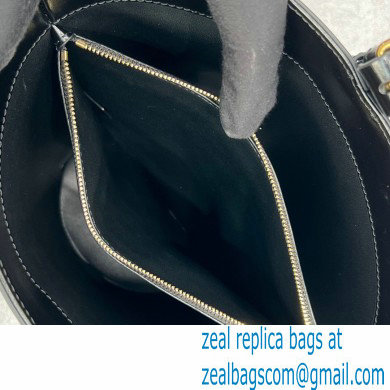 Celine bucket triomphe Bag in calfskin 60298 Black - Click Image to Close