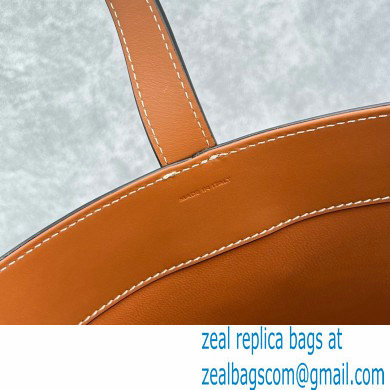 Celine bucket triomphe Bag in calfskin 60298 Brown