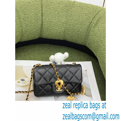Chanel Mini Flap Bag in Lambskin AS3456 Black 2022