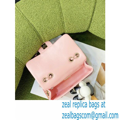 Chanel Sequins Mini Classic Flap Bag Pink 2022