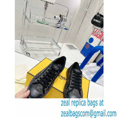 Fendi Domino fabric low-tops Sneakers Black 2022