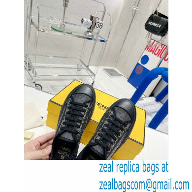 Fendi Domino fabric low-tops Sneakers Black 2022
