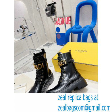 Fendi Fendigraphy leather biker boots 01 2022 - Click Image to Close