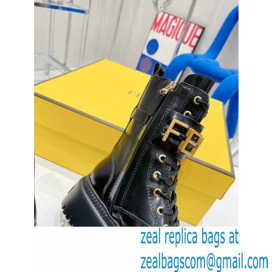 Fendi Fendigraphy leather biker boots 01 2022 - Click Image to Close