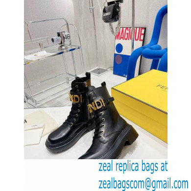 Fendi Fendigraphy leather biker boots 02 2022 - Click Image to Close