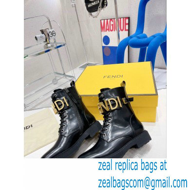 Fendi Fendigraphy leather biker boots 03 2022 - Click Image to Close