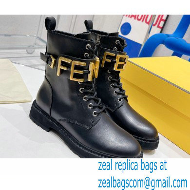 Fendi Fendigraphy leather biker boots 04 2022
