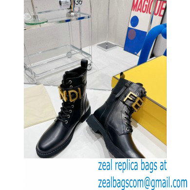 Fendi Fendigraphy leather biker boots 04 2022