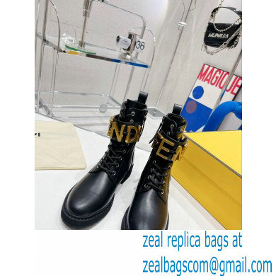 Fendi Fendigraphy leather biker boots 04 2022 - Click Image to Close