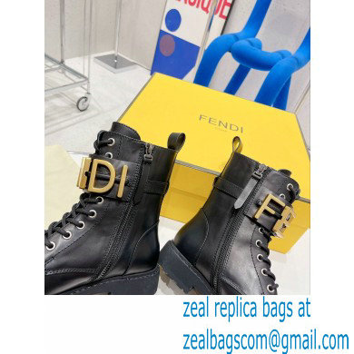 Fendi Fendigraphy leather biker boots 04 2022 - Click Image to Close