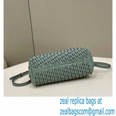 Fendi First Small Blue braided leather bag 2022