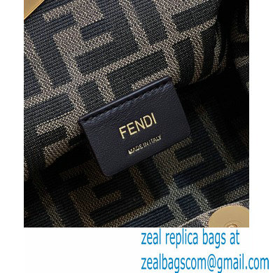 Fendi First Small Blue braided leather bag 2022