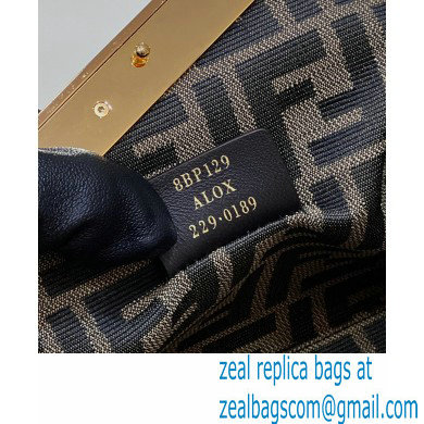 Fendi First Small Blue braided leather bag 2022