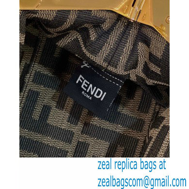 Fendi First Small Blue braided leather bag 2022