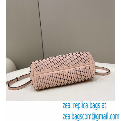 Fendi First Small pink braided leather bag 2022