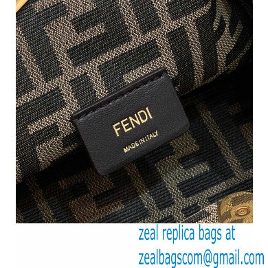 Fendi First Small pink braided leather bag 2022