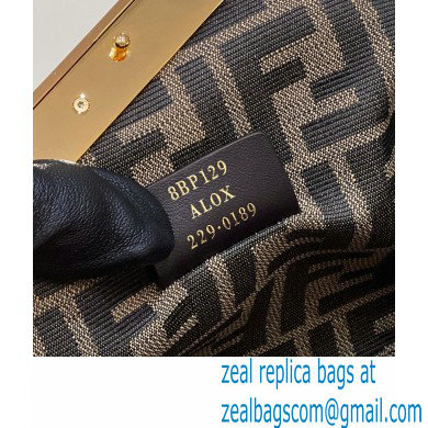 Fendi First Small pink braided leather bag 2022
