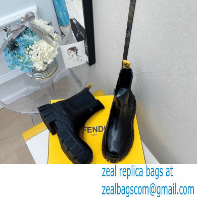 Fendi Force leather Chelsea boots Black 2022
