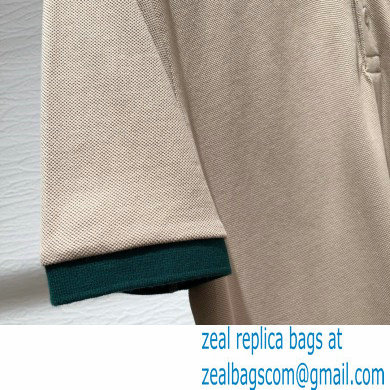 GUCCI Cotton piquet polo with Web collar 2022