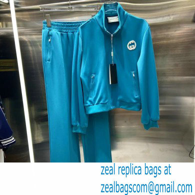 GUCCI Neoprene Interlocking G jacket and trousers 2022