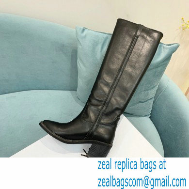 Isabel Marant Heel 6.5cm SEENIA LEATHER boots Black 2022