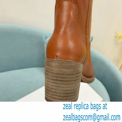 Isabel Marant Heel 6.5cm SEENIA LEATHER boots Brown 2022