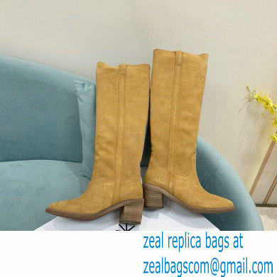Isabel Marant Heel 6.5cm SEENIA LEATHER boots Suede Camel 2022